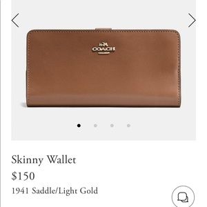 COACH Skinny Wallet